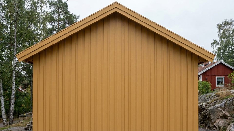 Byte av fasadpanel